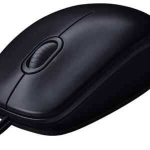 LOGITECH M100 USB Ambidextrous Bedrade Muis -Zwart
