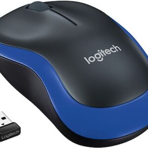LOGITECH M185 Draadloos Muis Blauw