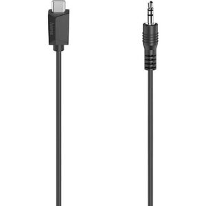 HAMA 200729 USB-C-kabel naar 3,5mm jack 0,75m USB-kabel 0,75 m multicolor