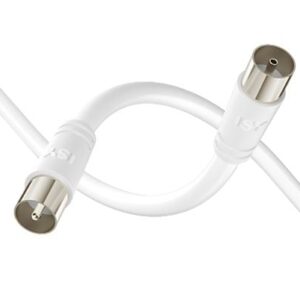 ISY ISA-9053 SAT cable, 90db, 1.5m, WT ANT Cable 1,5 m