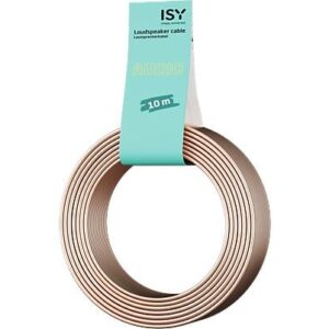 ISY IAU-1035 Speaker cable, 2x0.75mm, 10m Audio Cable 10 m