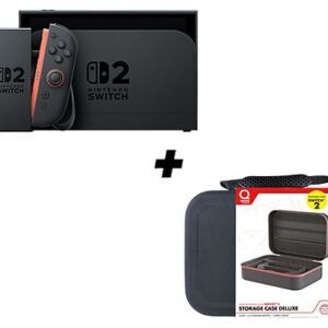 NINTENDO Switch 2 - Spelconsole + QWARE Beschermhoes Zwart Bundel 256 GB