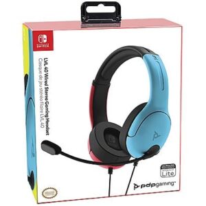 PDP LVL40 Wired Headset voor Nintendo Switch - Blauw/Rood