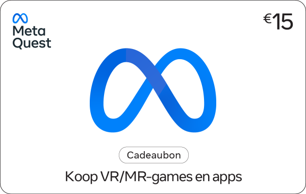 Digitale Meta Quest-cadeaubon 15,00 EUR