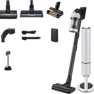 SAMSUNG Bespoke Jet Plus Steelstofzuiger incl. kruimelzuiger Wit